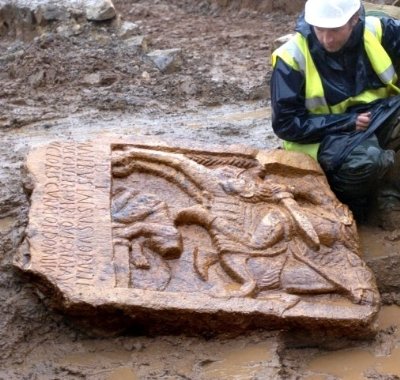 Roman Tombstone In situ