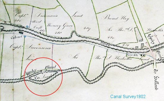 1802 Canal Survey Map
