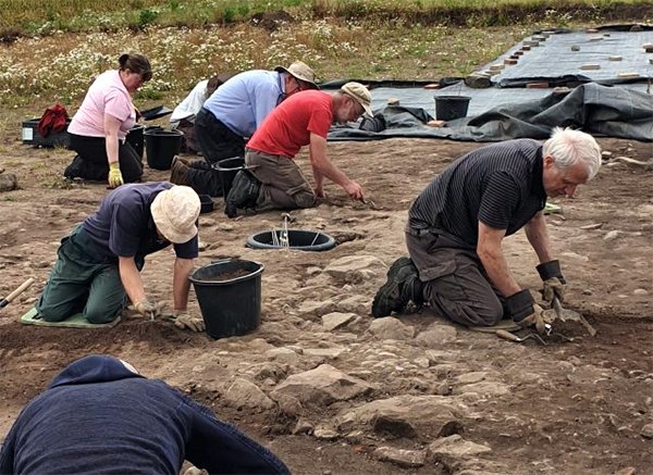 Excavation at Burscough Roman Fort