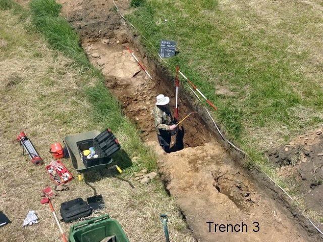 Aspull Ring Ditch Trench 3
