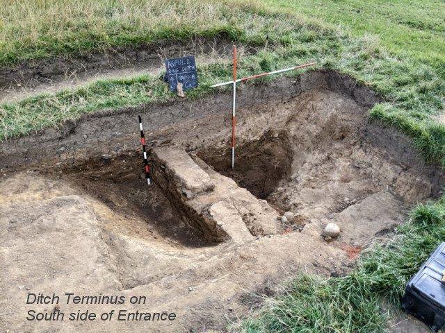 Ditch Terminus (South Side of Entrance)