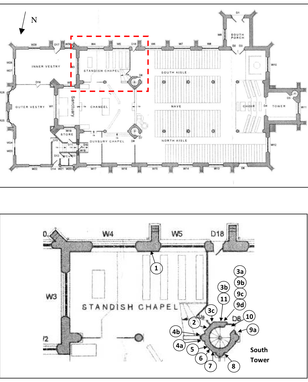 Location sketch, Area T3