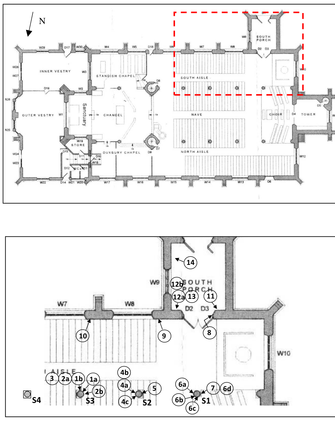 Location sketch, Area T5